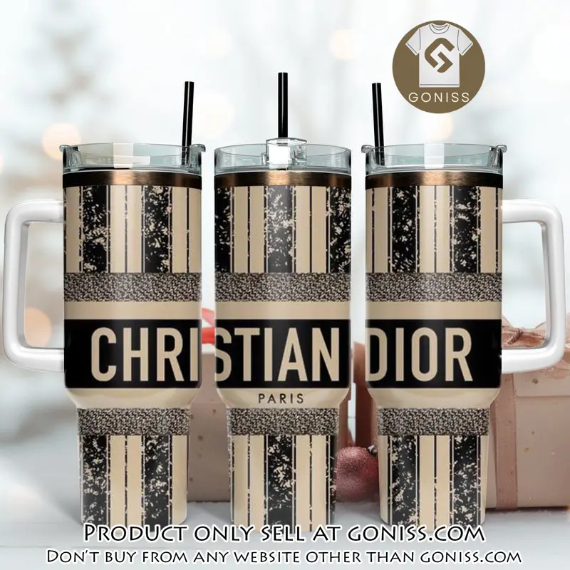 Dior logo 40oz stanley tumbler 40oz stanley tumbler fashion stanley tumbler ktb1119 gn1038445